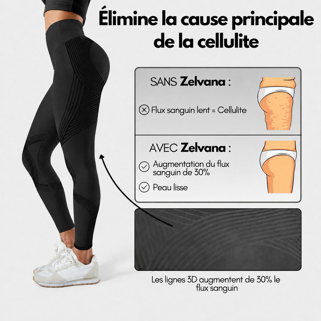 Leggings 3D anti cellulite Zelvana® Zelvana
